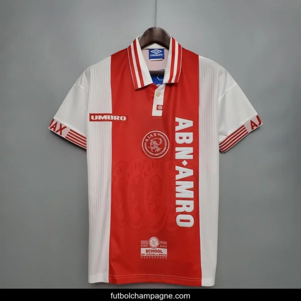 Retro Ajax 97_98 home Soccer Jersey - Image 6