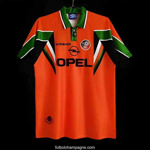 Retro 1997 Ireland Away Orange Jersey - Image 3