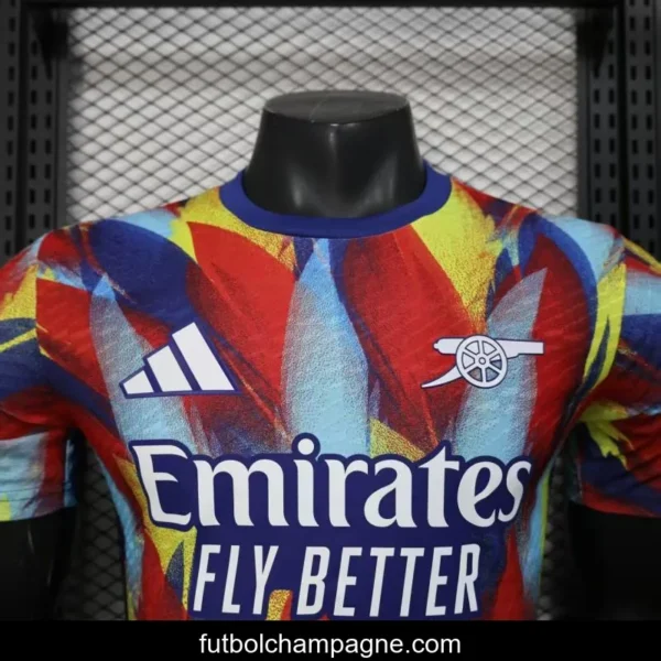 Player Version 25_26 Arsenal Multicolor Abstract Art Pattern Jersey - Image 3