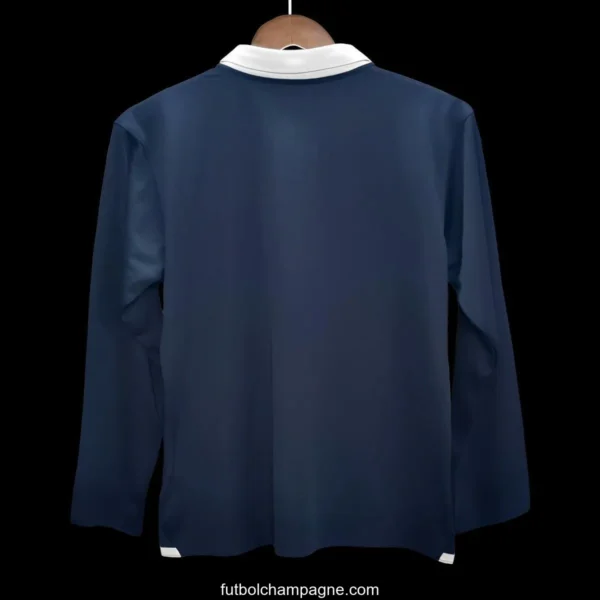 Retro 2014 France Home Long Sleeve Jersey - Image 2