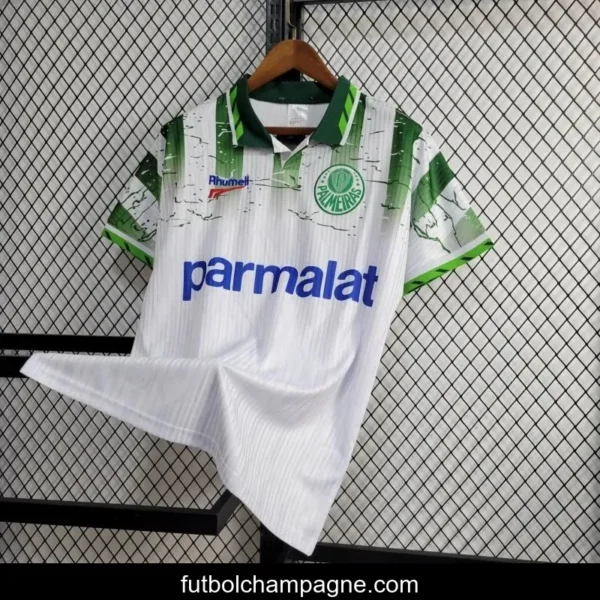 Retro 96_97 Palmeiras Away White Jersey - Image 4