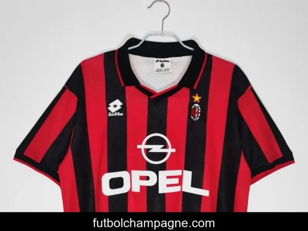 Retro 1995_96 AC Milan Home Soccer Jersey - Image 3