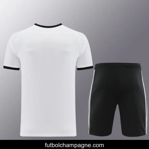 24_25 Adidas Original White Short Sleeve Jersey+Shorts - Image 9