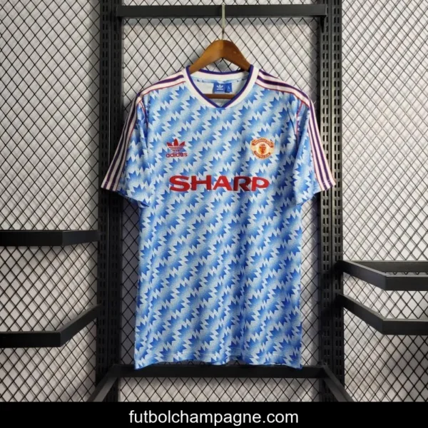 Retro 90_92 Manchester United Away Jersey - Image 5