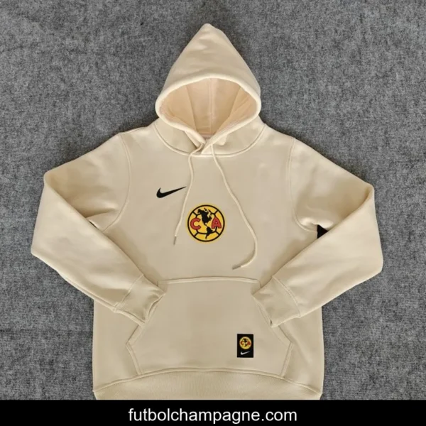 24_25 Club America Navy_Red_Black_Beige_Grey Hoodie - Image 5