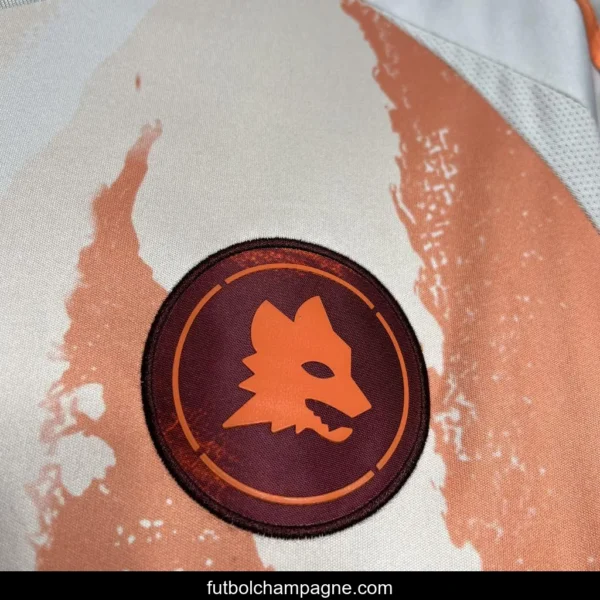 24_25 AS Roma Away White Jersey - Image 5