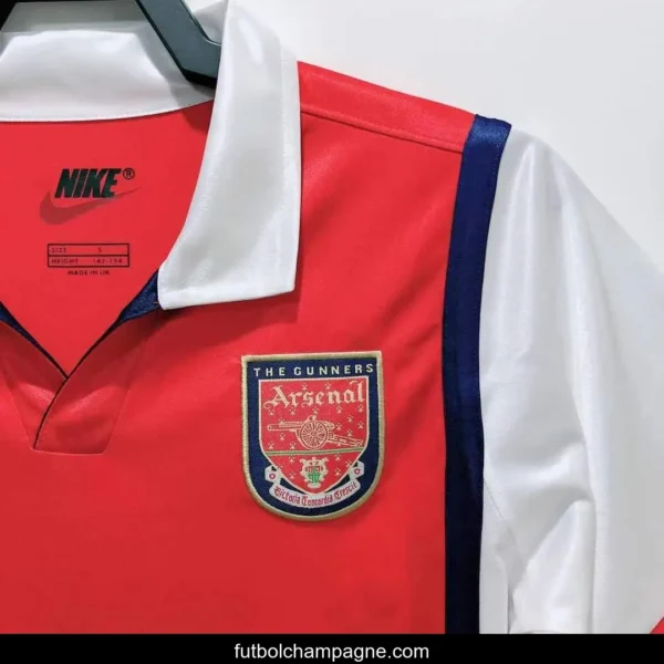 Retro 98_99 Arsenal Home Soccer Jersey - Image 4