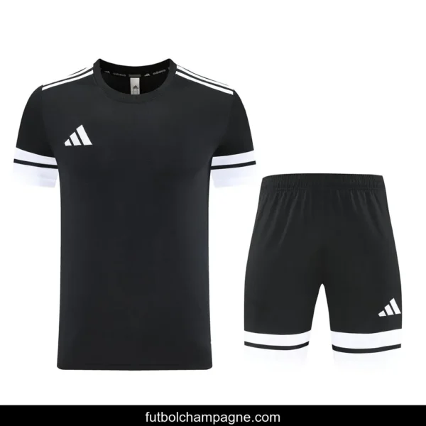 2025 Adidas Black Short Sleeve Jersey+Shorts - Image 7