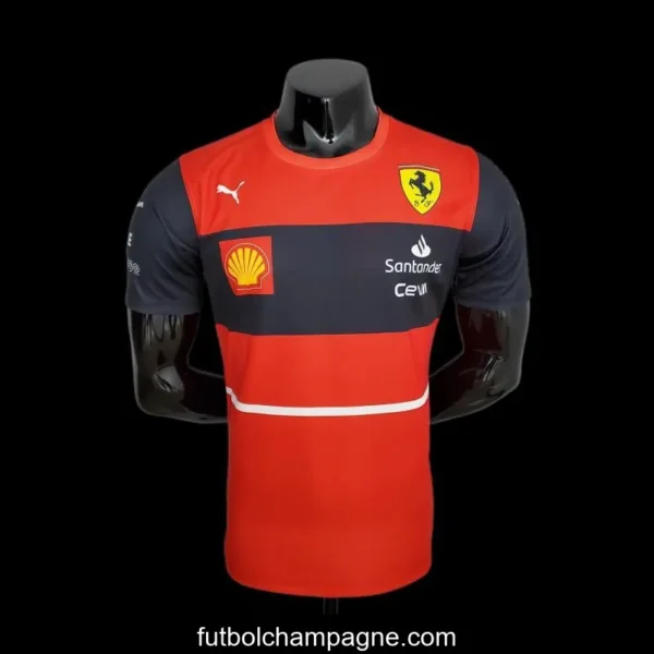 New F1 Formula One; Ferrari Racing Suit Crew Neck Red - Image 4