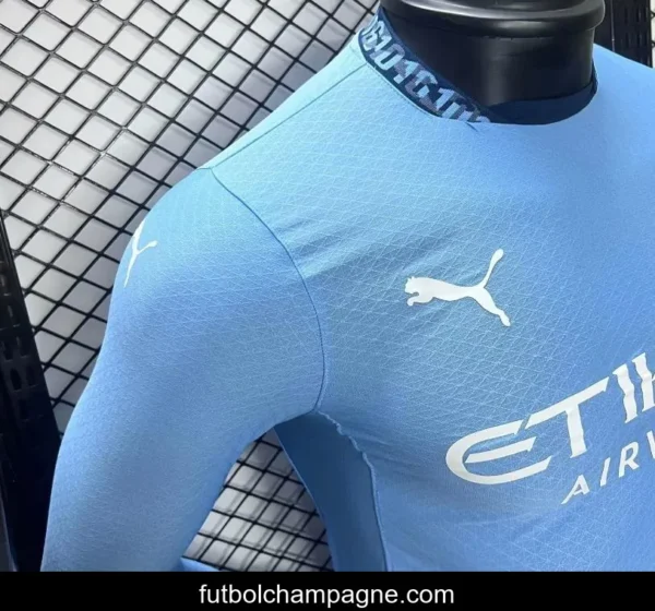 Player Version 24_25 Manchester City Home Long Sleeve Jersey - Image 3