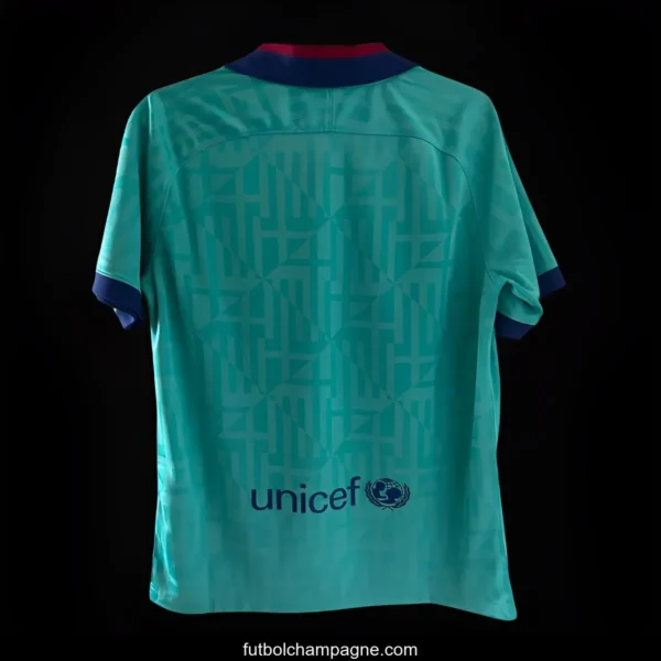 Retro 19_20 Barcelona Third Blue Jersey - Image 3
