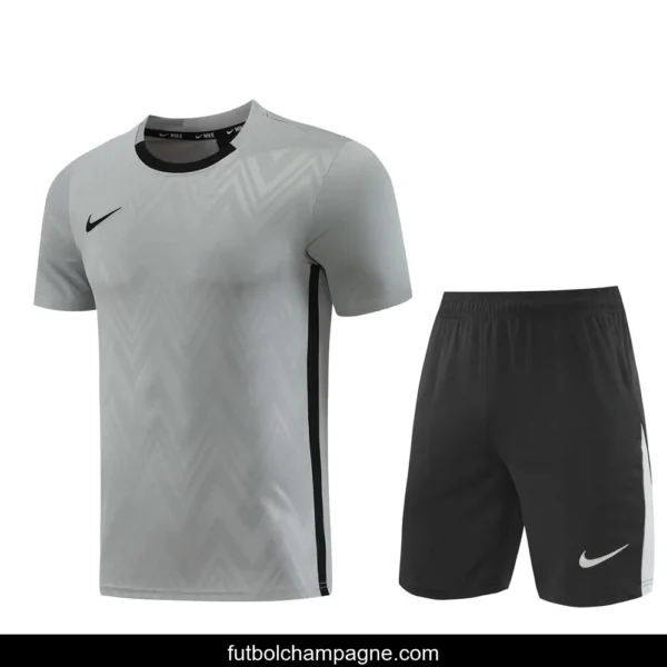24_25 Nike Grey Short Sleeve Jersey+Shorts - Image 9