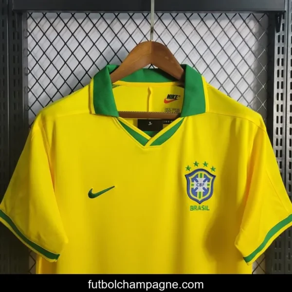 Retro 1997 Brazil Home Jersey - Image 4