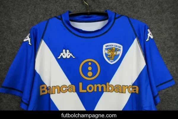 Retro 03_04 Brescia Away Blue Jersey - Image 2