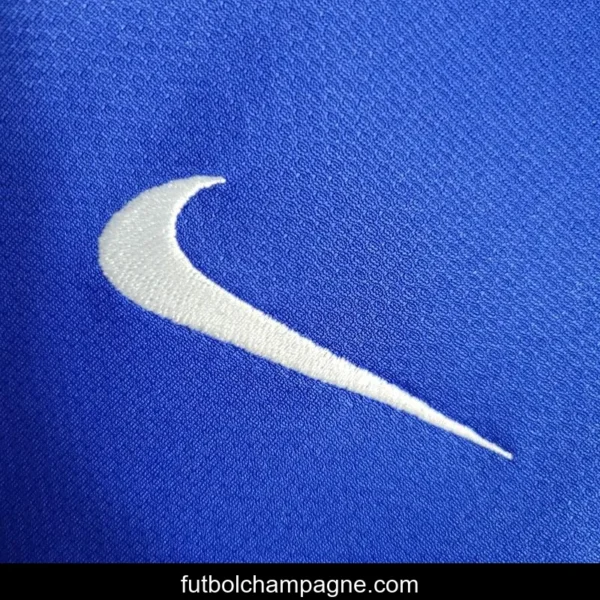 Retro 2006 Brazil Away Blue Jersey - Image 5