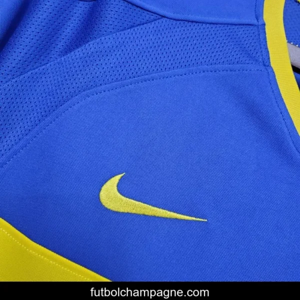 Retro Boca Juniors 03_04 home Soccer Jersey - Image 6