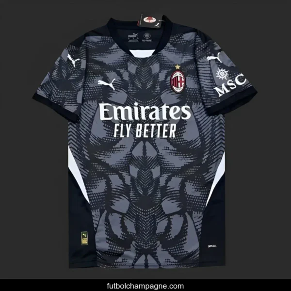 24_25 AC Milan Black Goalkeeper Jersey - Image 2
