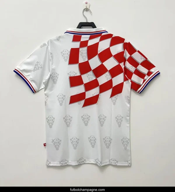 Retro 1998 Croatia Home Soccer Jersey - Image 4
