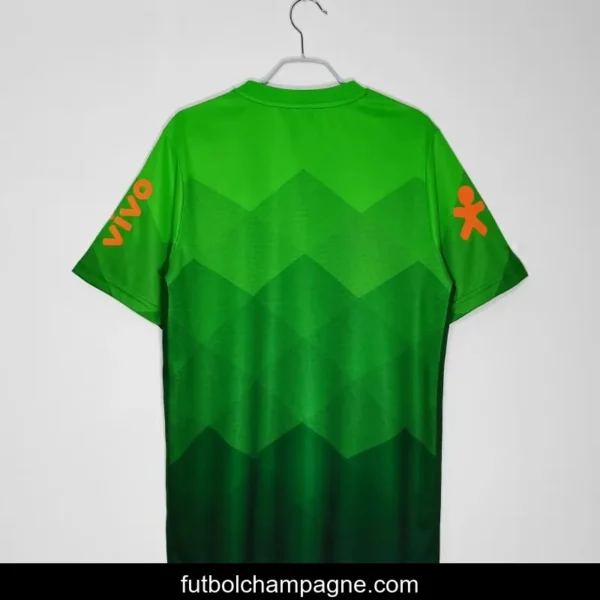 Retro 2020 Brazil Green Training Jersey - Image 8