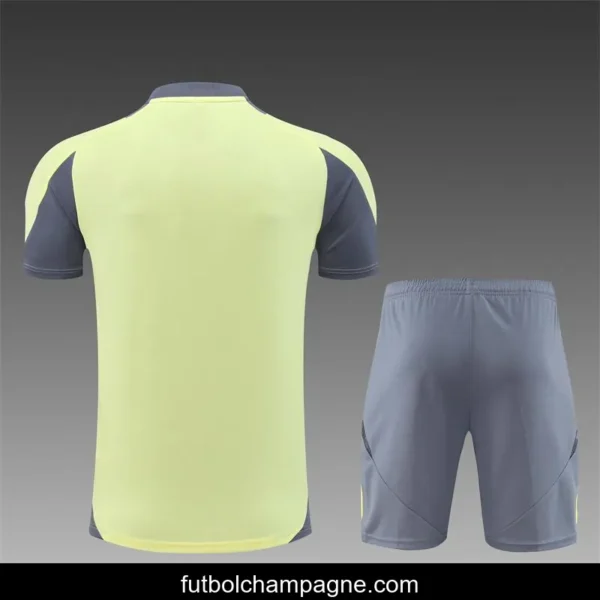 24_25 Juventus Yellow Short Sleeve Jersey+Shorts - Image 8