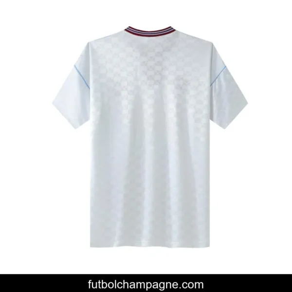 Retro 89_90 West Ham United Away White Jersey - Image 5
