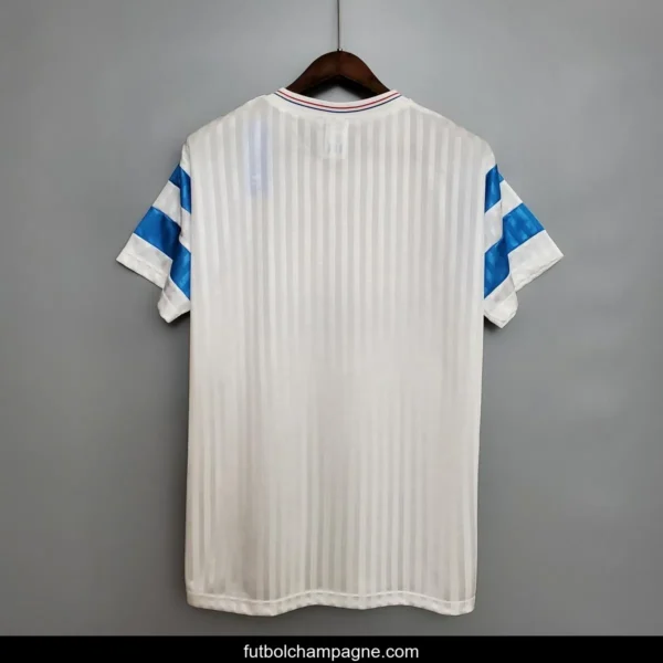 Retro Marseille 1990 home Soccer Jersey - Image 4