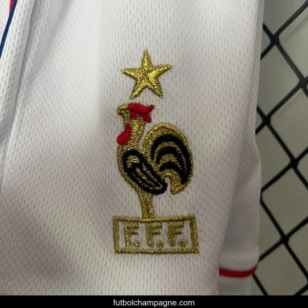 Retro 1998 Kids France Home Jersey - Image 6