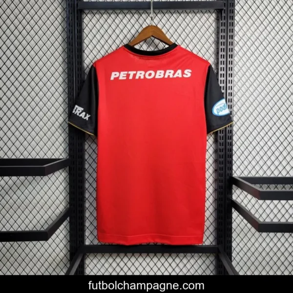 Retro 08-09 Flamengo Third Black Red Jersey - Image 5