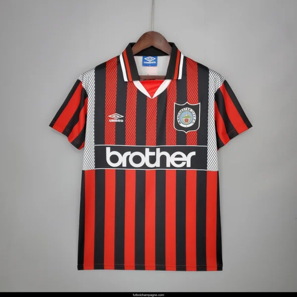 Retro 94_96 Manchester City away Soccer Jersey - Image 6