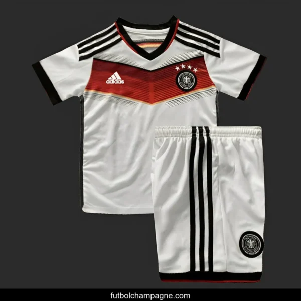 Retro Kids 2014 Germany Home Jersey - Image 3