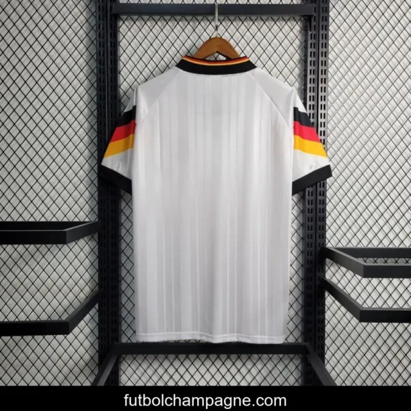 Retro 1992 Germany Home Soccer Jersey - Image 4