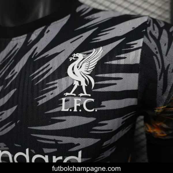 Player Version 25_26 Liverpool Dark Grey with Golden Phoenix Pattern Jersey - Image 3