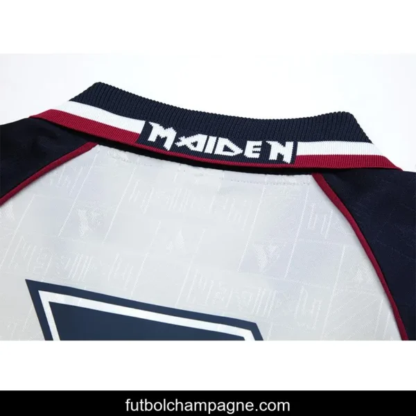 Retro 99_01 West Ham United x Iron Maiden Away White Jersey - Image 9