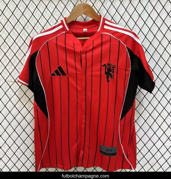 25_26 Manchester United US Pack Baseball Jersey - Image 4