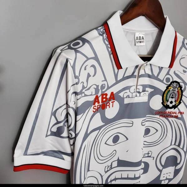 Retro 1998 Mexico away Soccer Jersey - Image 4
