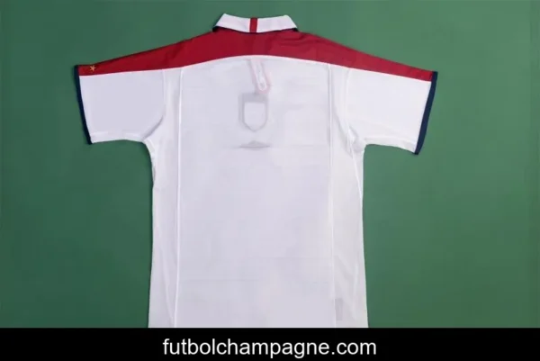 Retro 2004 England Home Soccer Jersey - Image 6