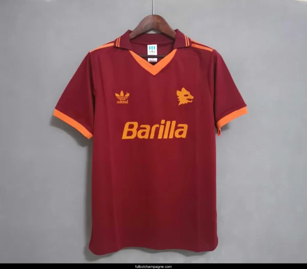 Retro 92_94 AS Roma Home Jersey - Image 2
