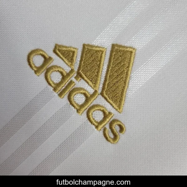 Retro Long Sleeve 2019-20 Real Madrid Training White Jersey - Image 2