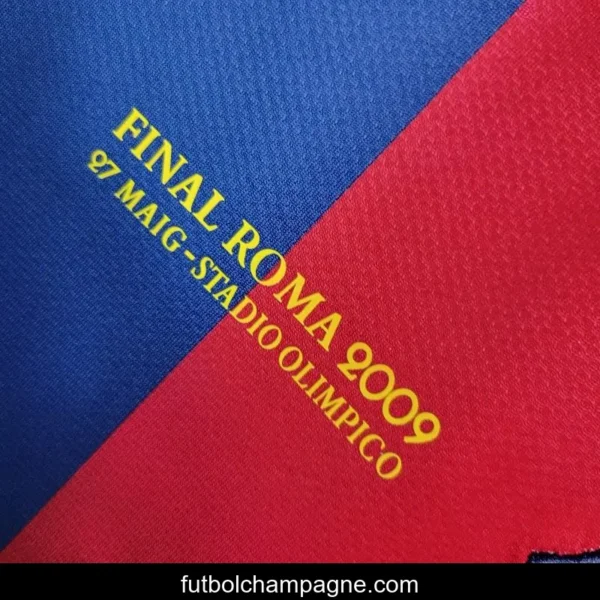 Retro 08-09 Barcelona Home Soccer Jersey - Image 6