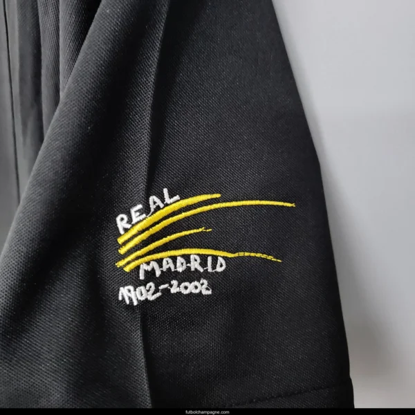 Retro Real Madrid 02_03 Champions League Away Soccer Jersey - Image 3