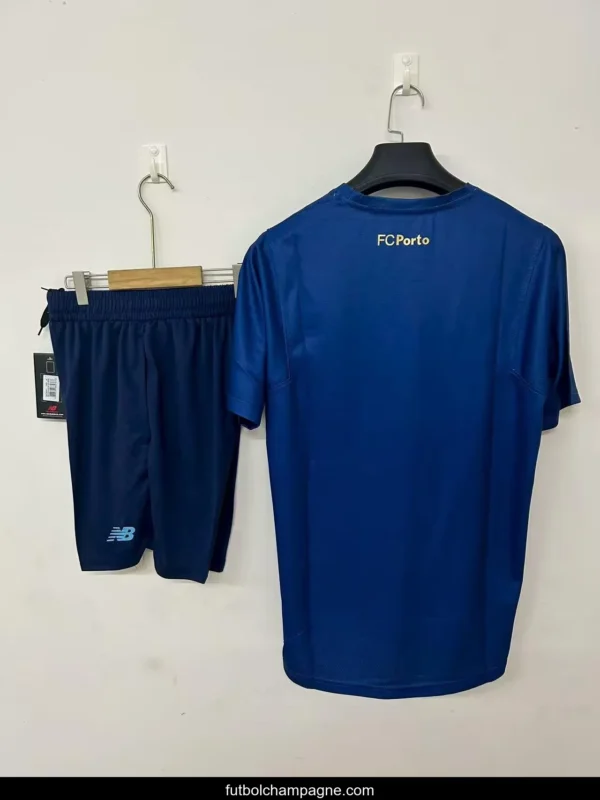25-26 Porto Training Jersey Navy Blue+Shorts - Image 2