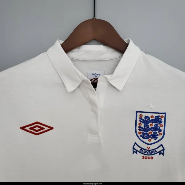 Retro 2010 England home Soccer Jersey - Image 3