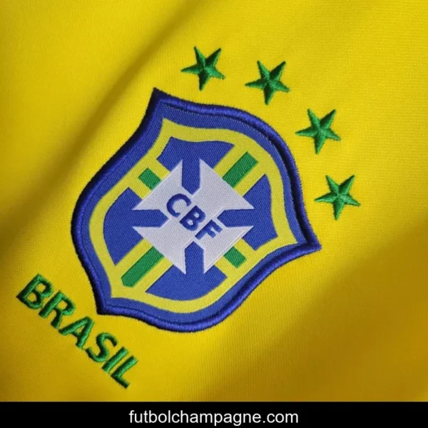 Retro 1997 Brazil Home Jersey - Image 5