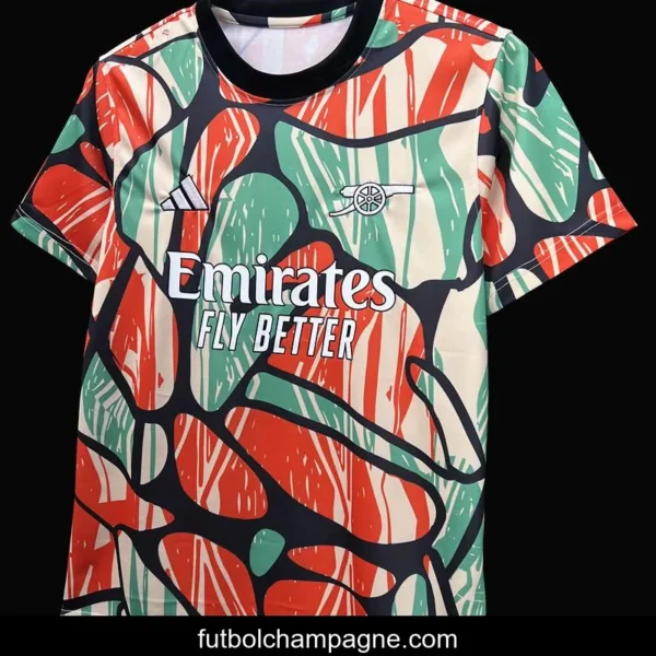 24_25 Arsenal Pre-match Mixed Color Special Jersey - Image 5