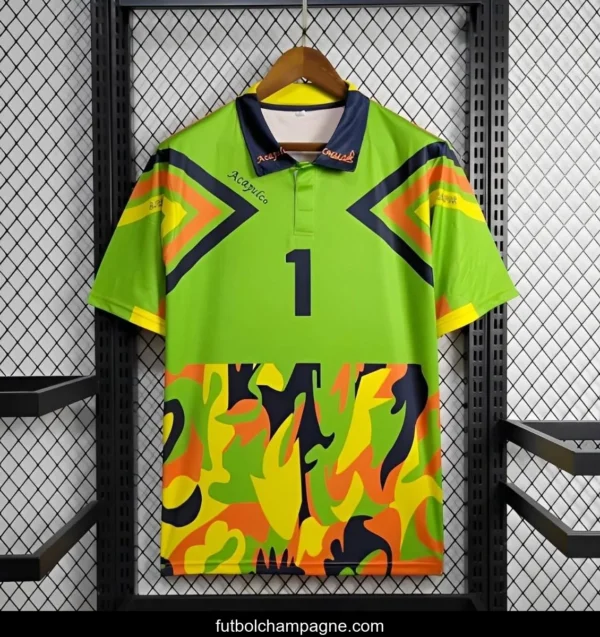 Retro 1994 Mexico Jorge Campos Home Green Goalkeeper - Image 4
