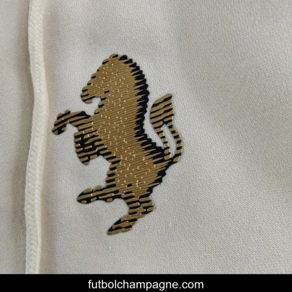 2024 Juventus Black_Navy_Grey_Beige_White Hoodie With Golden Badge - Image 6