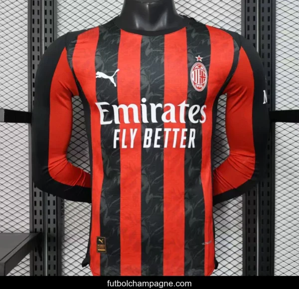 Player Version 25_26 AC Milan Home Long Sleeve Jersey - Image 5