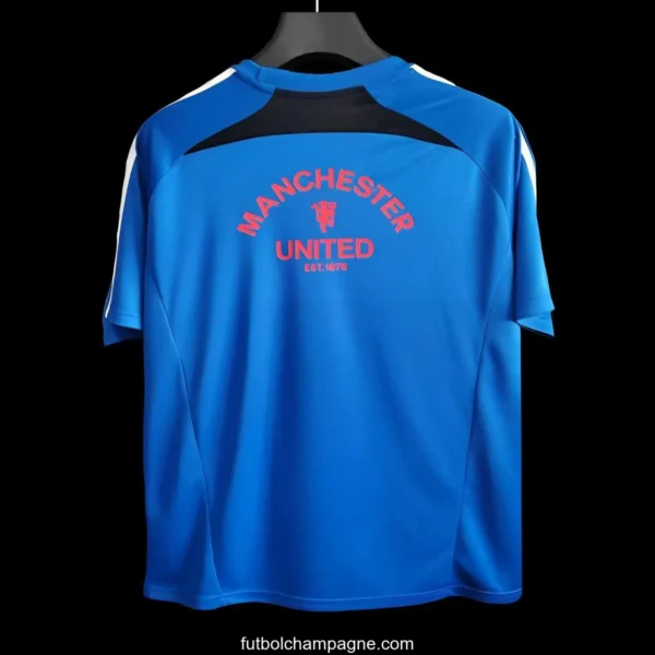 25_26 Manchester United Blue T-Shirt - Image 3