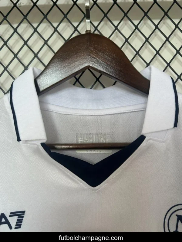 24_25 SS Napoli Away White Jersey - Image 4