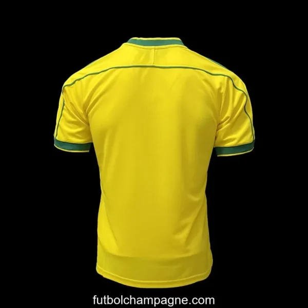 Retro 1998 Brazil Home Soccer Jersey - Image 6
